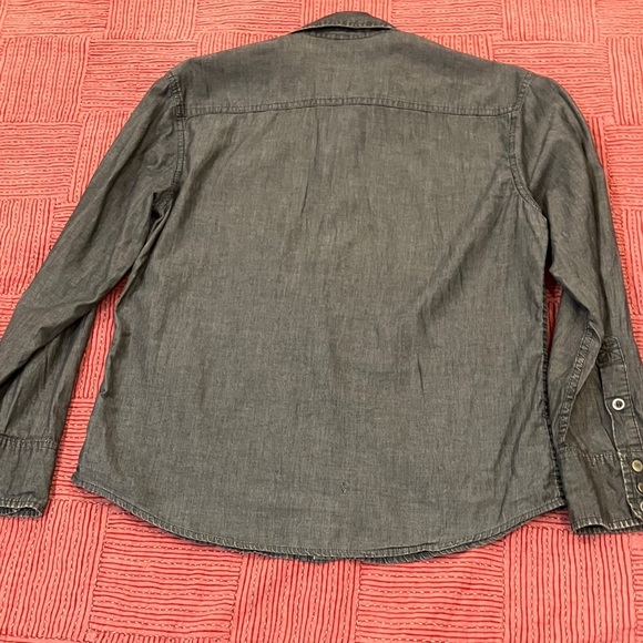 Super brand Men's size small Dark Gray Casual Button Down Shirt - Picture 13 of 14